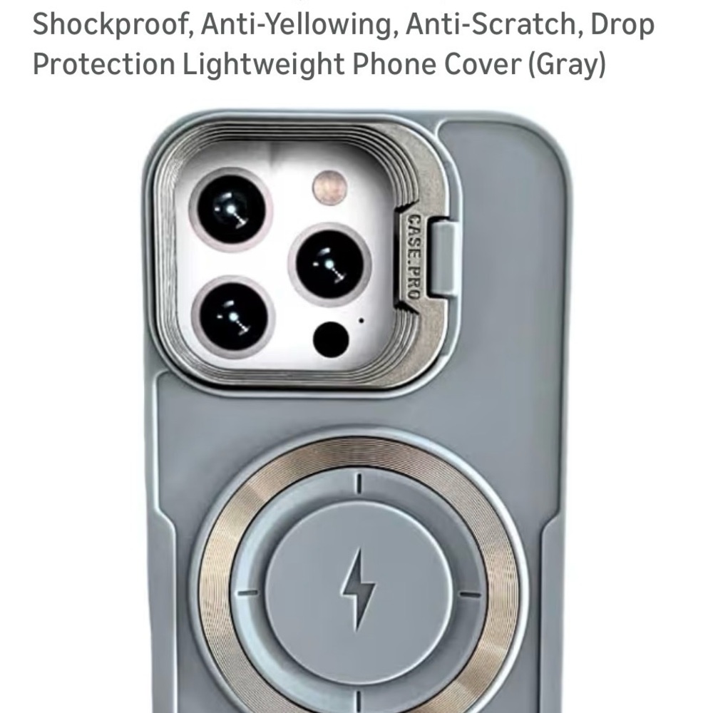 Shockproof Gray Phone Case